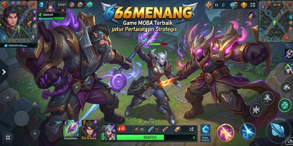 Tampilan gameplay action-packed dari 66MENANG yang memukau.