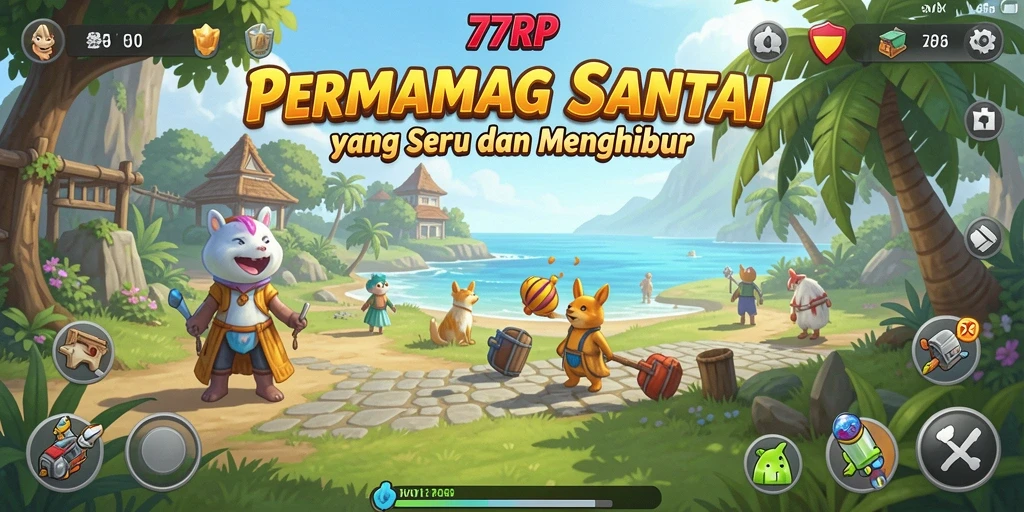Tampilan gameplay 77RP yang seru dan menghibur.