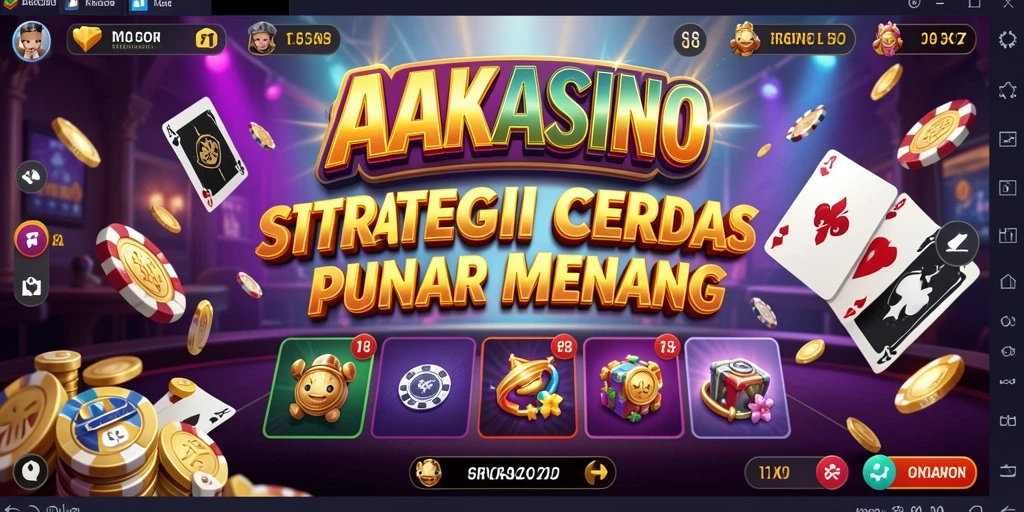 Screenshot AAKASINO menunjukkan tindakan strategis yang mendebarkan.