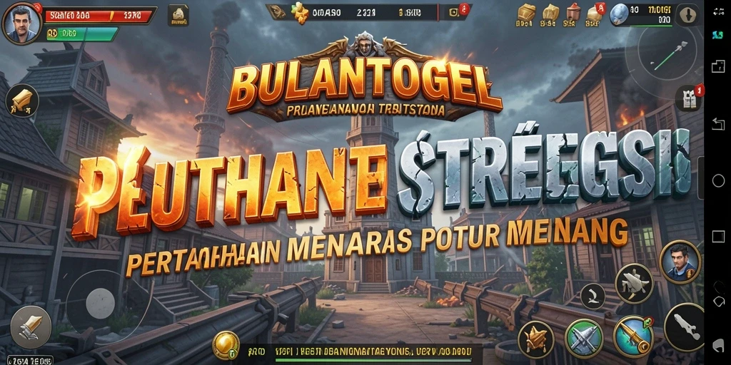 Tampilan penuh aksi dari gameplay Tower Defense di BULANTOGEL.