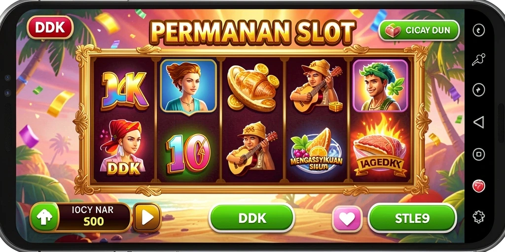 Tampilan gameplay Slot di DKK yang memukau dan mengasyikkan.