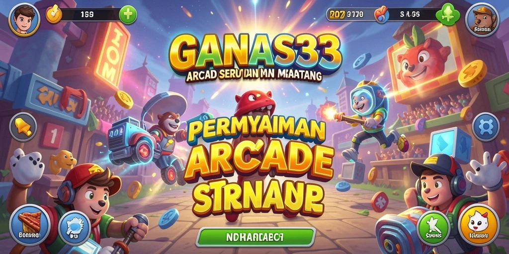 Tangkapan layar menampilkan gameplay seru dan penuh warna dari GANAS33.