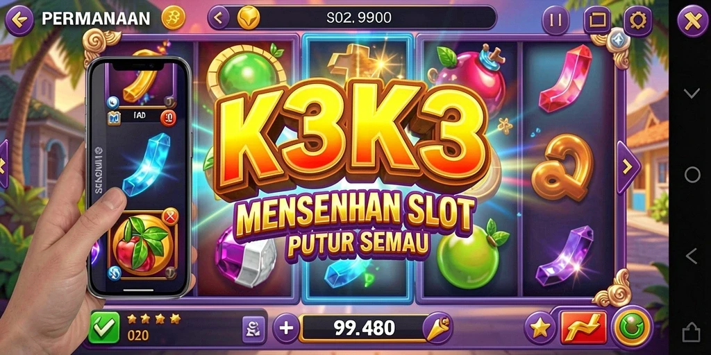 Tampilan gameplay K3K3 yang menyenangkan dan menghibur.