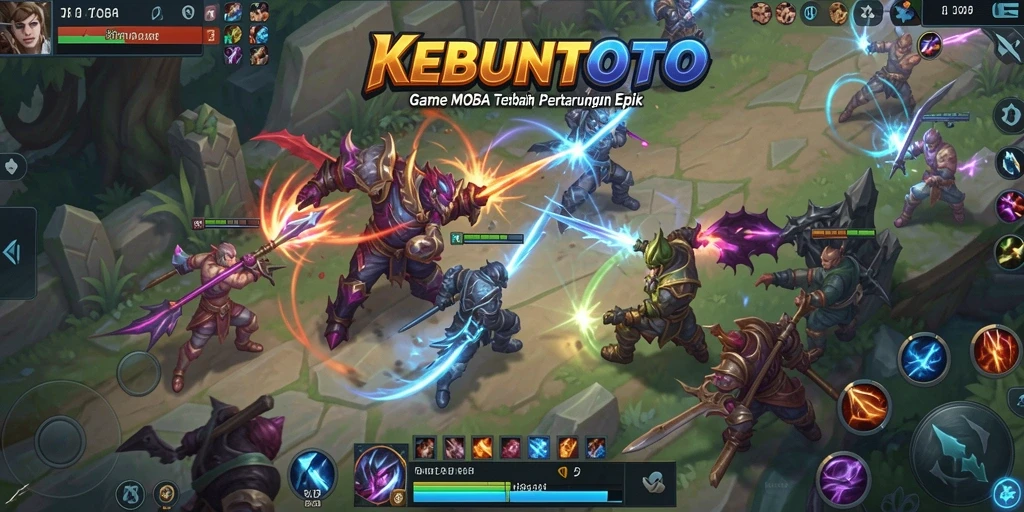 Tampilan seru saat bertempur di arena KEBUNTOTO.