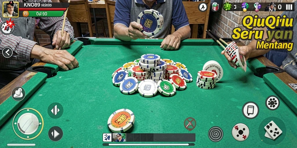 Screenshot gameplay QiuQiu yang menarik dan seru.