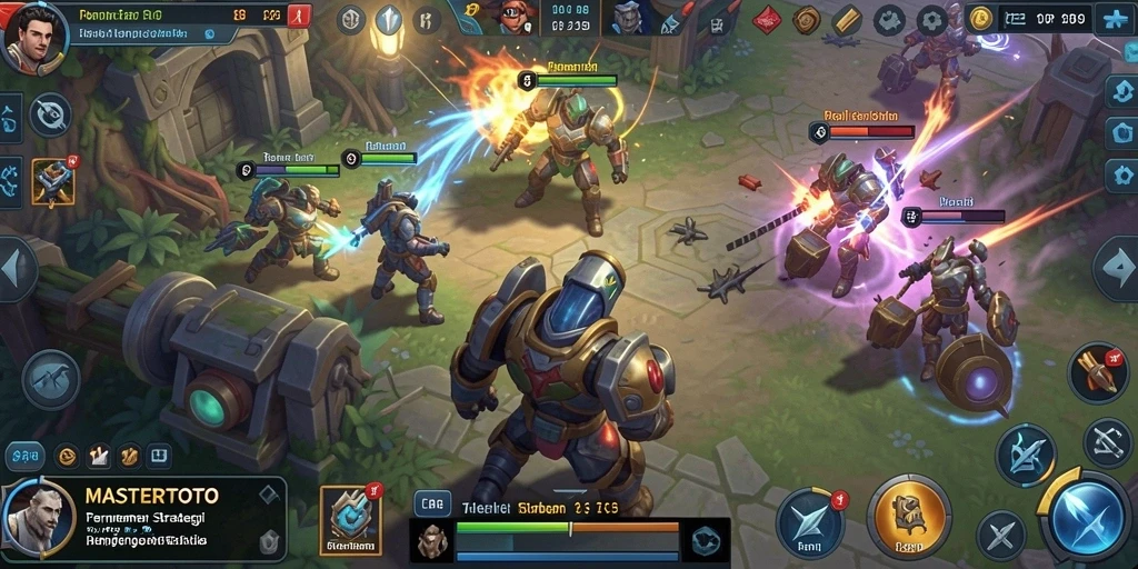 Tampilan gameplay MASTERTOTO yang mendebarkan dan strategis.