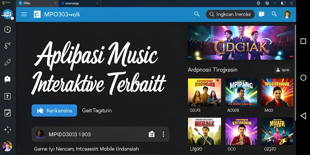Tampilan interaktif gameplay MPO303 dengan berbagai tantangan musik.