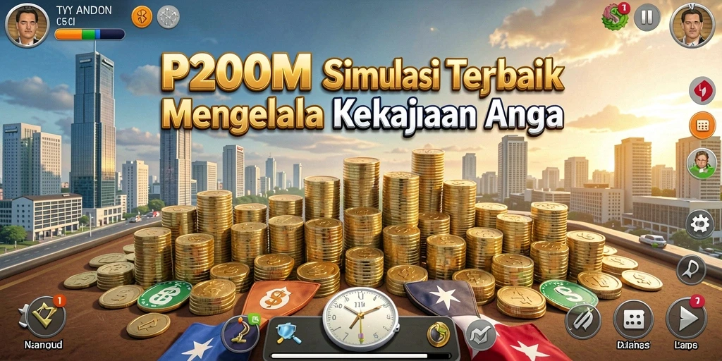 Screenshot utama P200M menampilkan gameplay yang dinamis dan menarik.