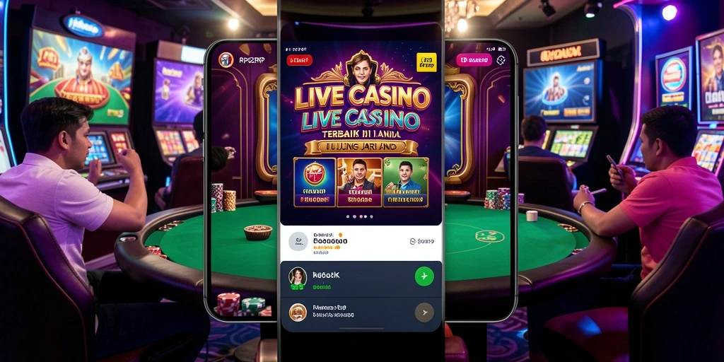 Tampilan screenshot RP62RP menunjukkan dealer cantik dan suasana kasino yang mendebarkan.