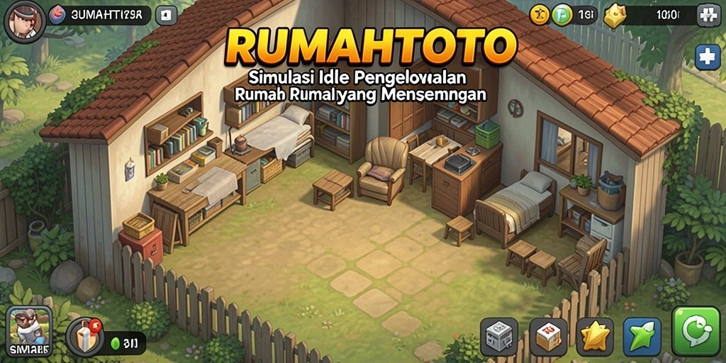 Tampilan gameplay RUMAHTOTO yang menarik dan interaktif.