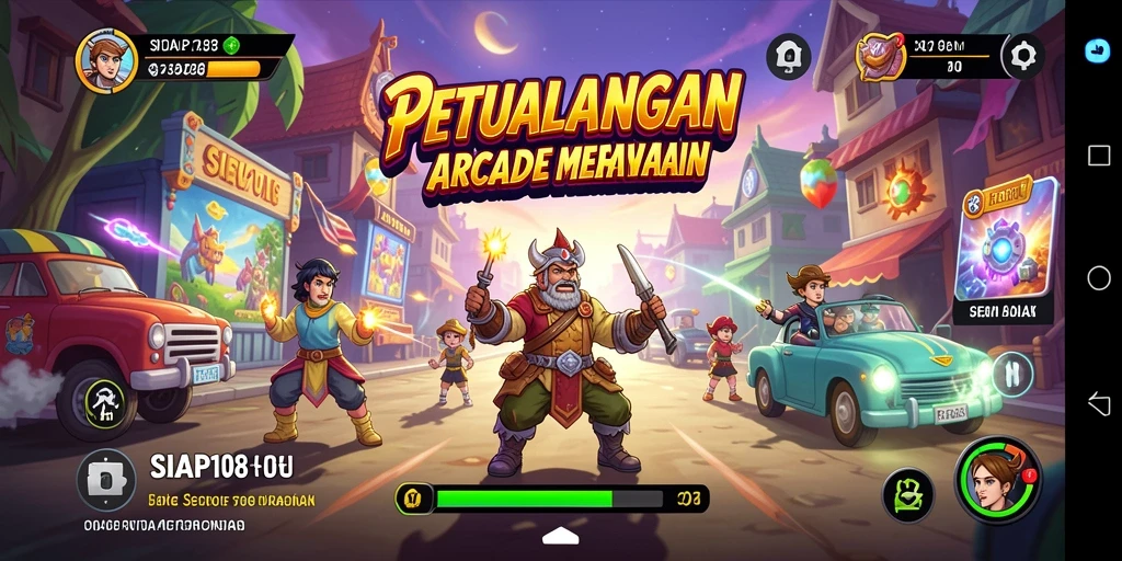 Gameplay seru SIAP108 dengan tindakan menegangkan di arena Arcade.