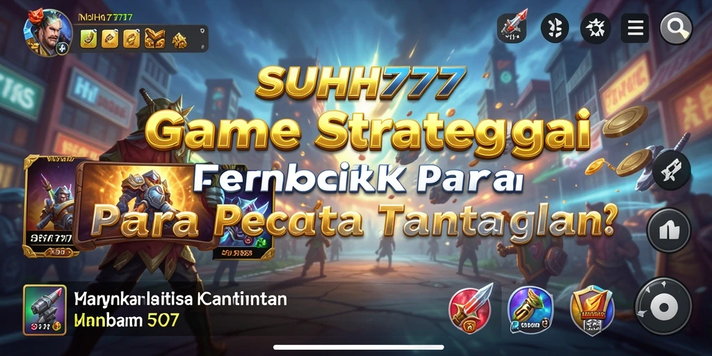 Screenshot menunjukkan gameplay SUHU777 yang seru dan strategis.